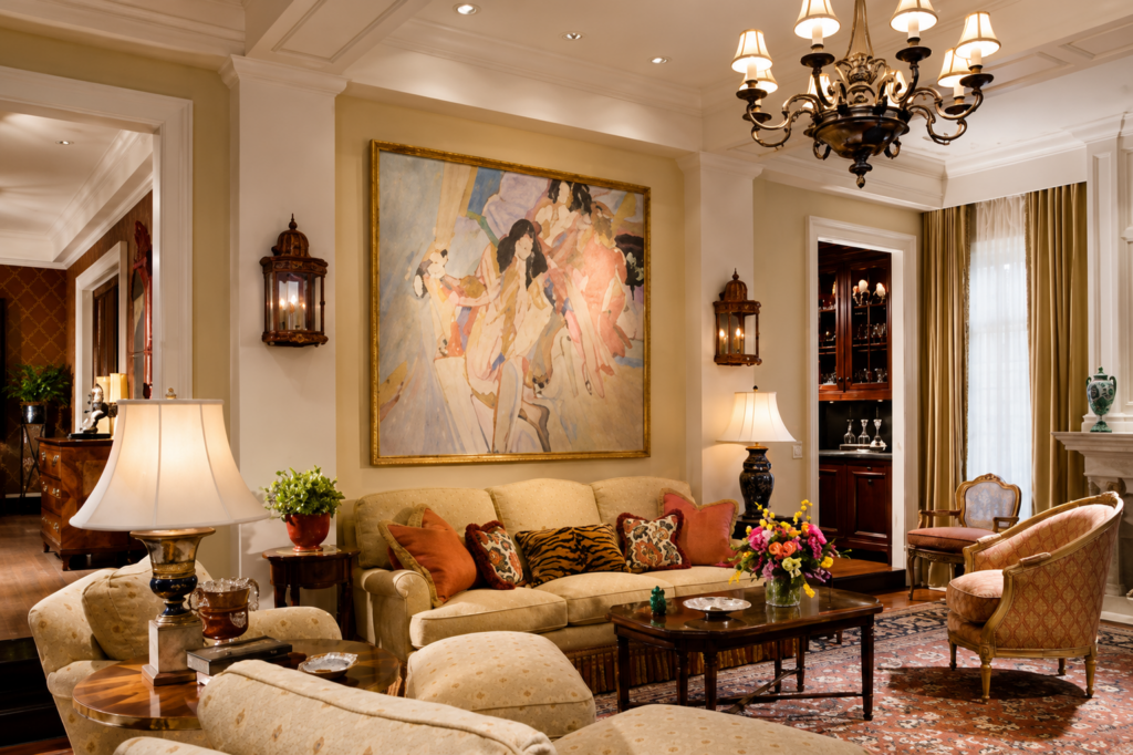Living Room of Georgian Classical Home