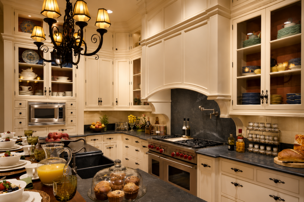 Kitchen of Georgian Classical Home