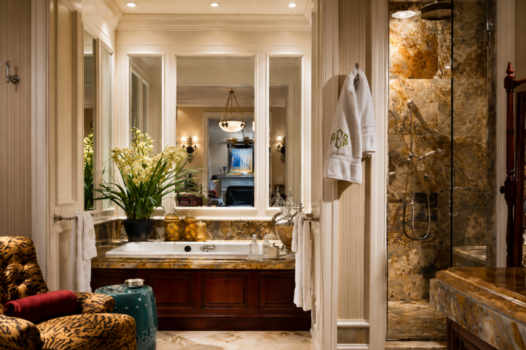 Master Bathroom in Georgian Classical home
